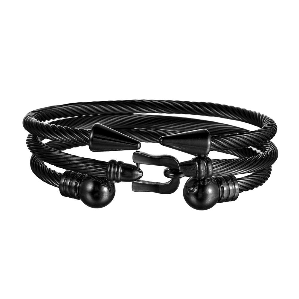 Roman Numeral Bangle Set