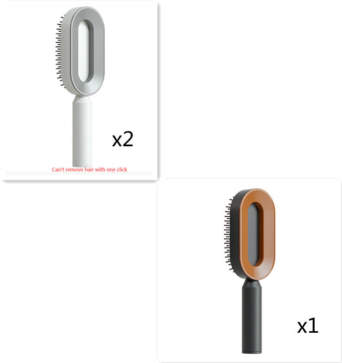 Self-Cleaning Cushion Hair Brush