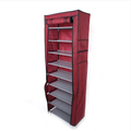 9-Grid Fabric Shoe Cabinet