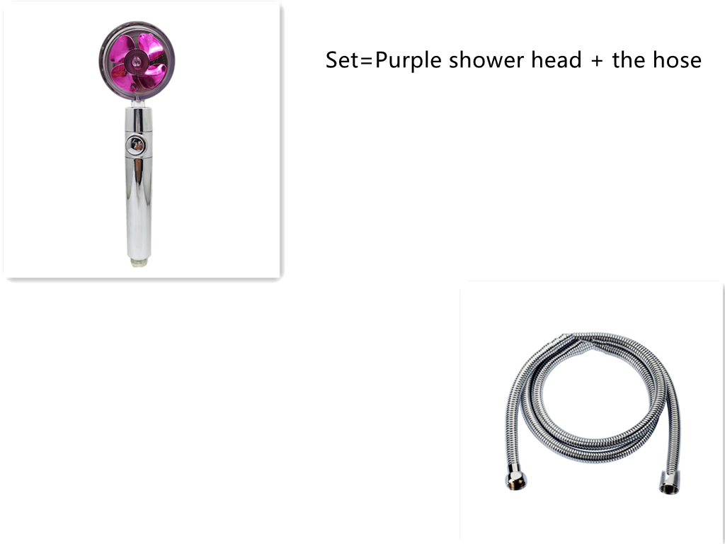 High-Pressure Turbo Fan Shower Head