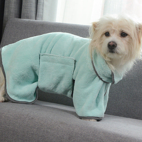 Quick-Dry Pet Bathrobe