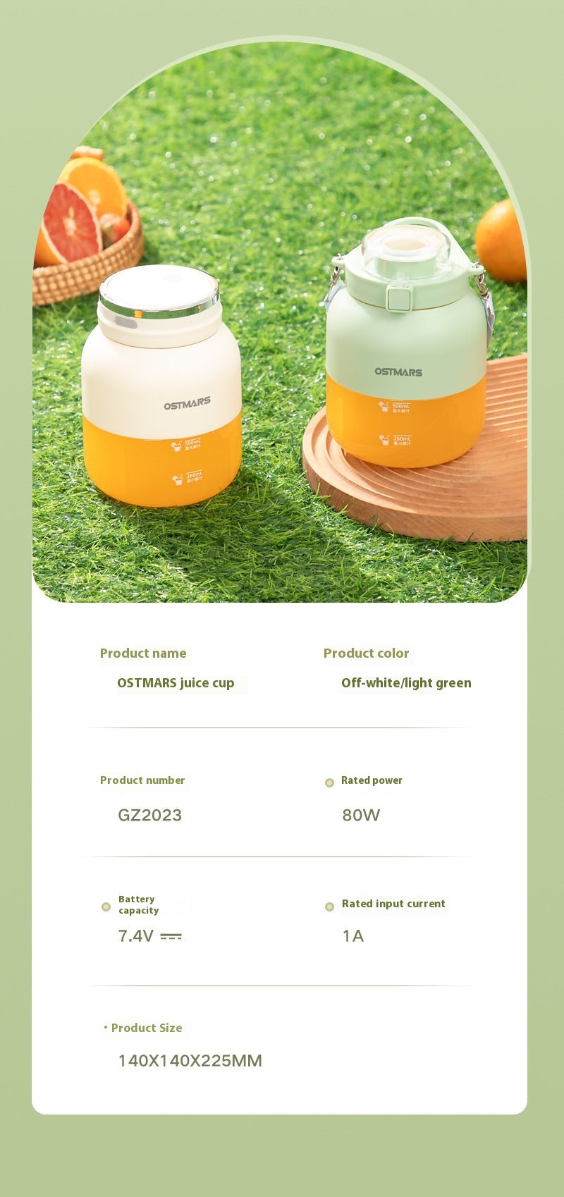 Portable Juicer Cup