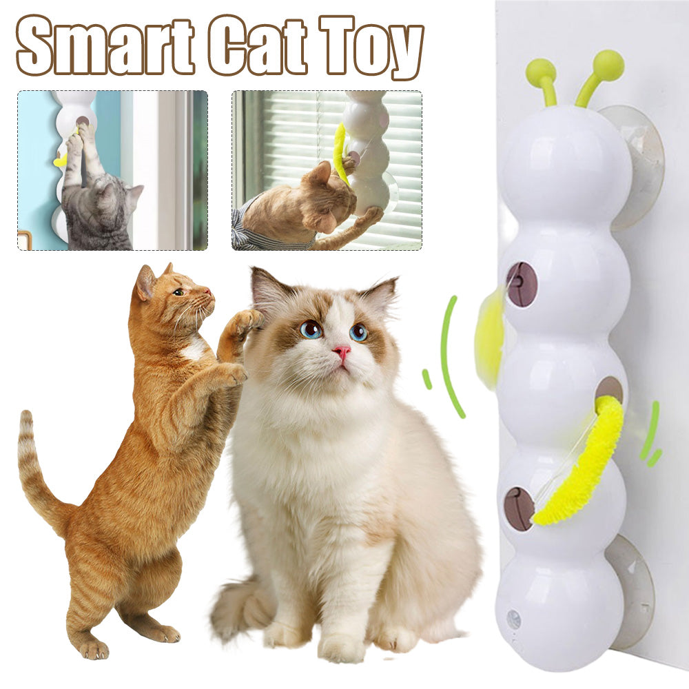 Motion-Activated Wiggly Tail Cat Toy
