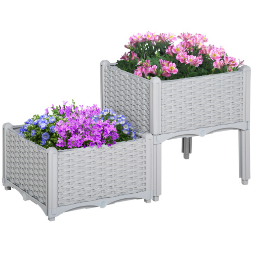 Raised Garden Beds with Legs (2-Pack)