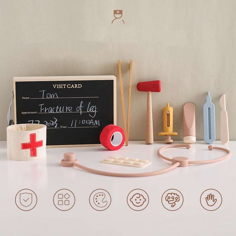 Wooden Doctor Play Set
