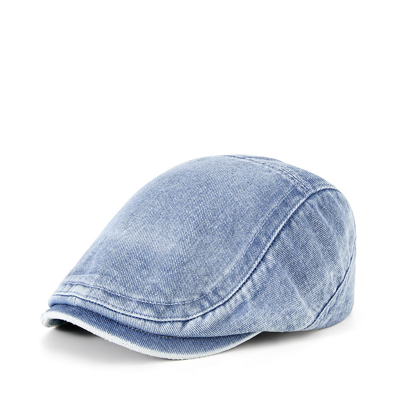 Denim Newsboy Cap