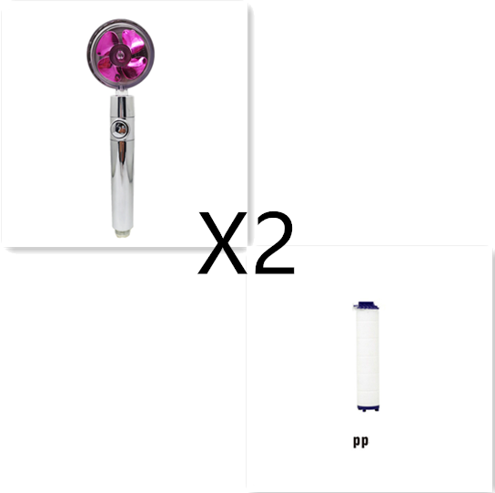 High-Pressure Turbo Fan Shower Head
