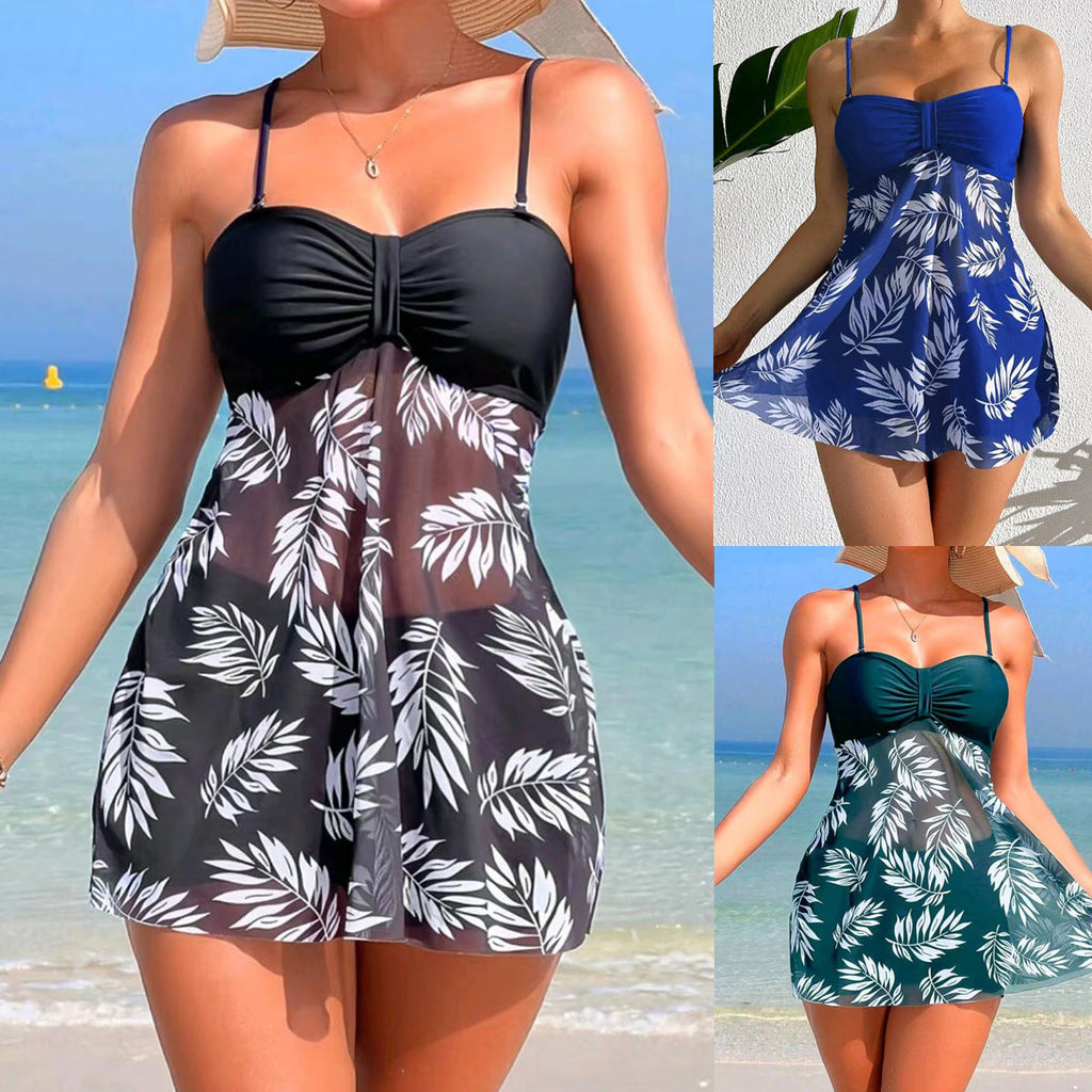 Women's High-Waist Swim Set with Shorts