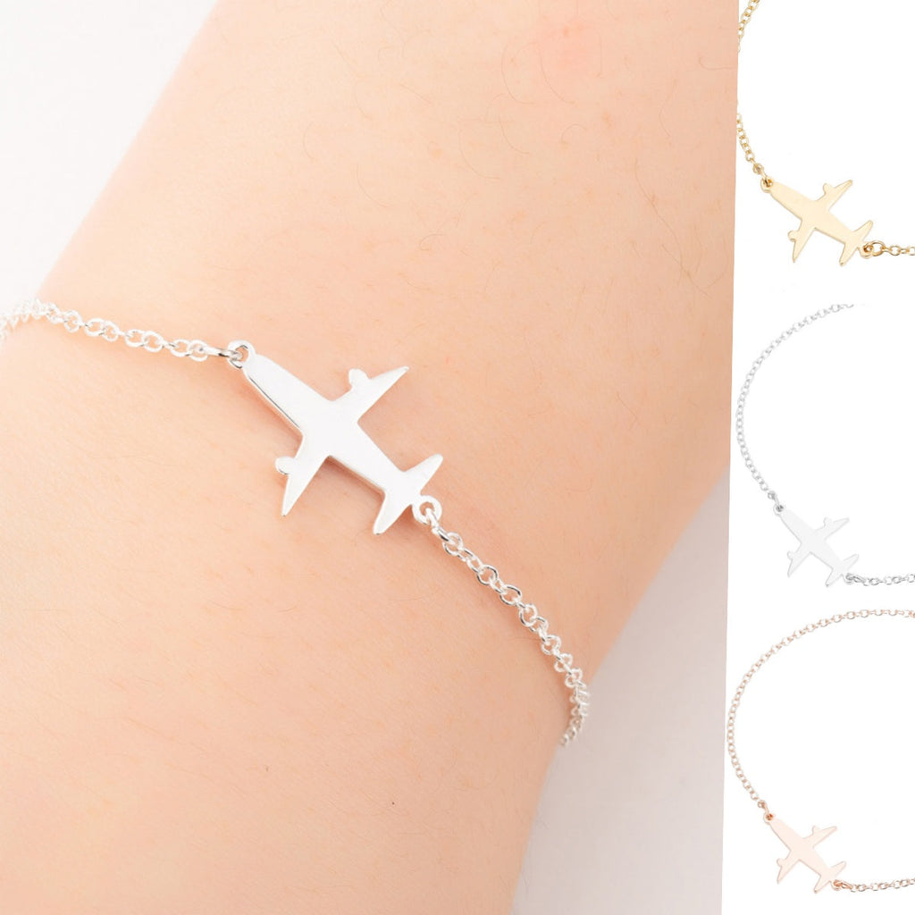 Airplane Charm Bracelet