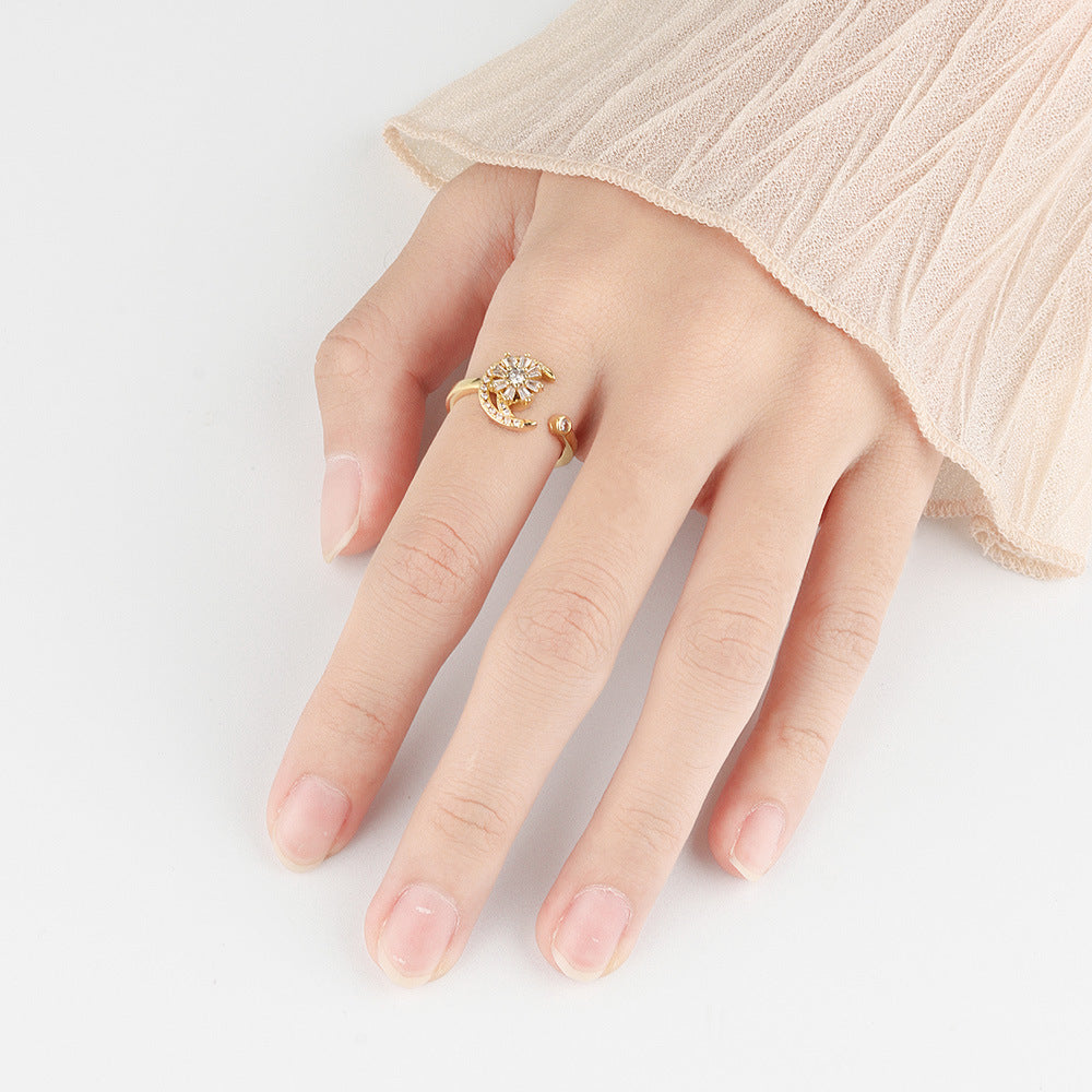 Sterling Silver Spinner Ring