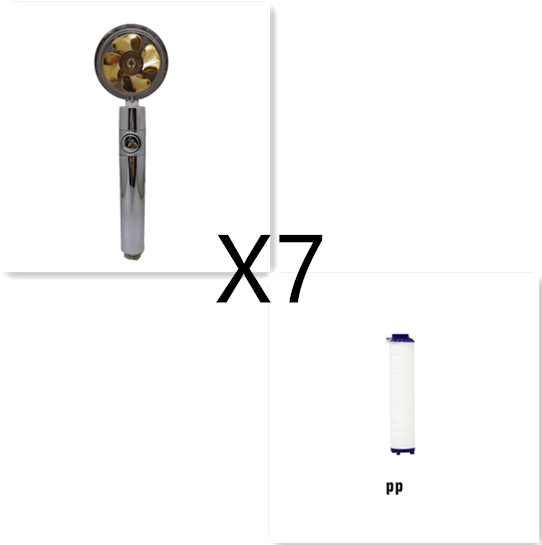 High-Pressure Turbo Fan Shower Head