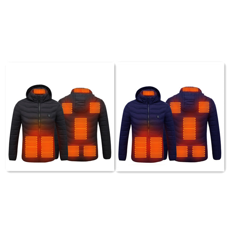 Men's USB Heated Hooded Jacket