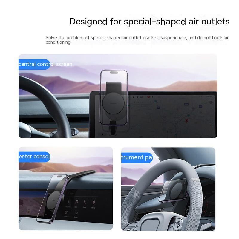 Bendable MagSafe Car Mount with Wireless Charging