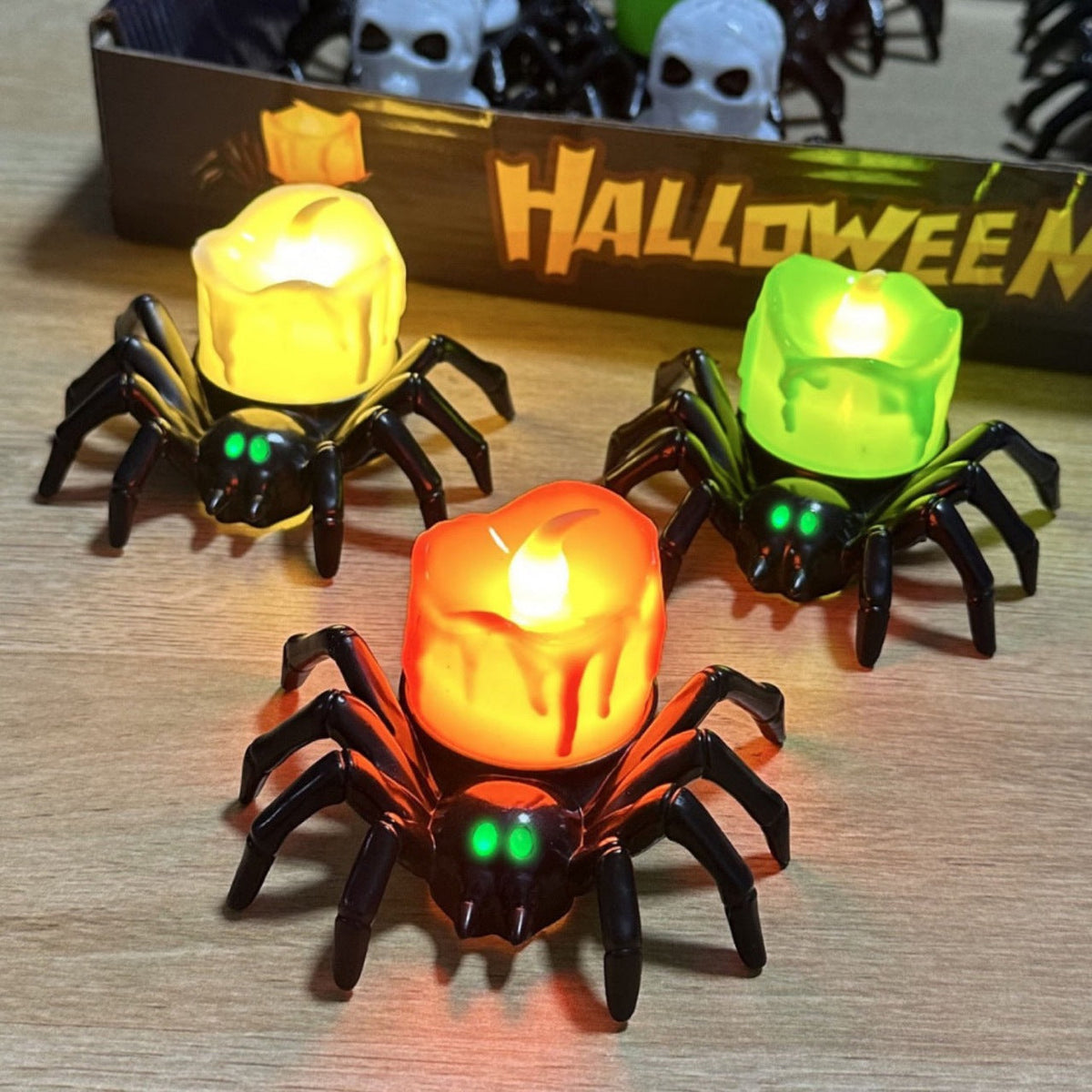 Light-Up Halloween Spider Decoration