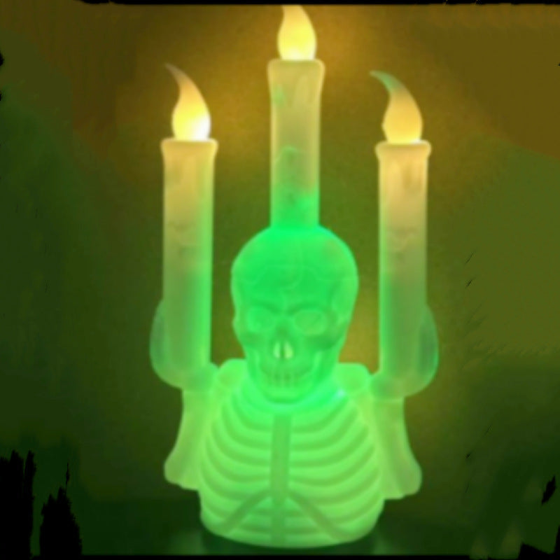 Skull Candlestick LED Light
