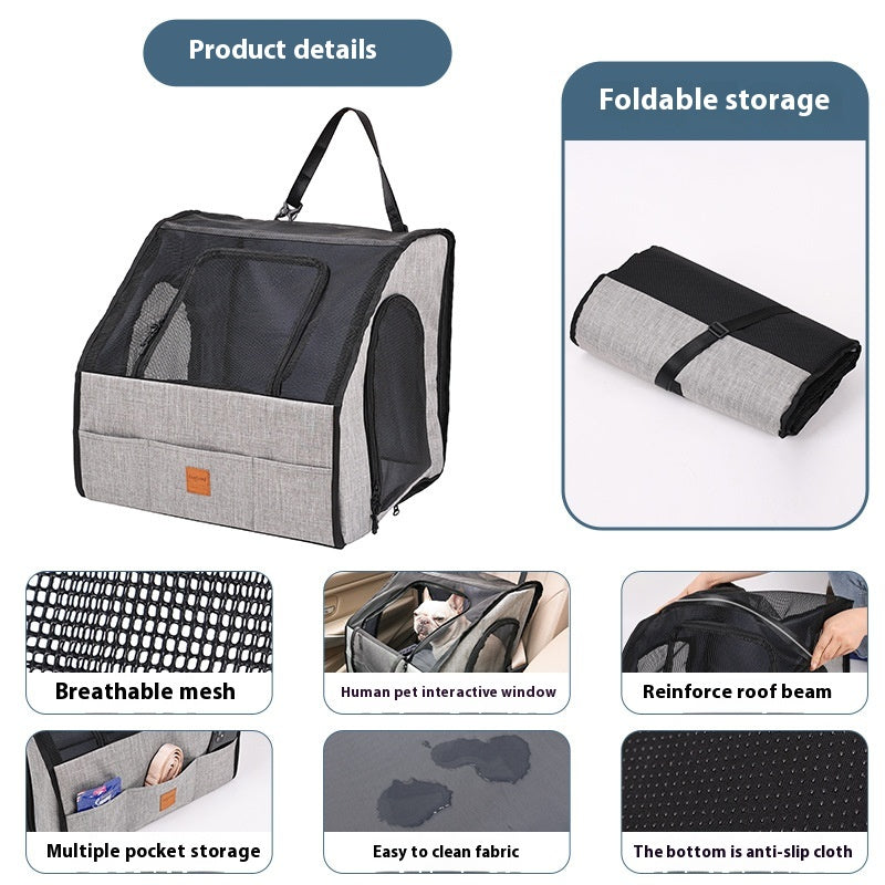 Foldable Car Pet Booster Seat
