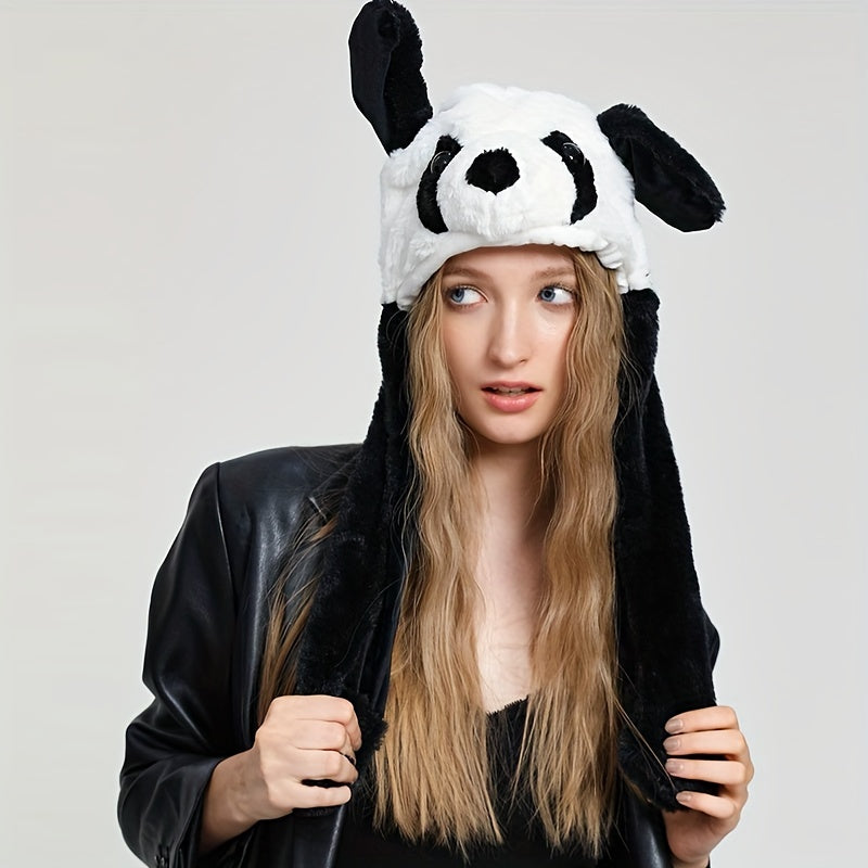 Moving Ear Plush Animal Hat