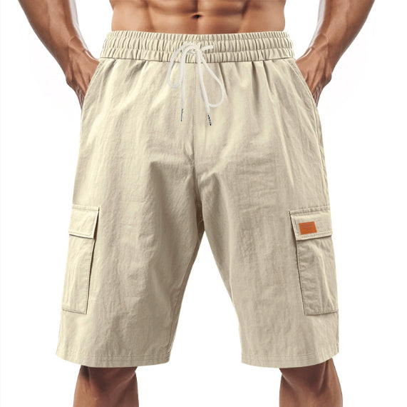 Men's Linen Drawstring Shorts