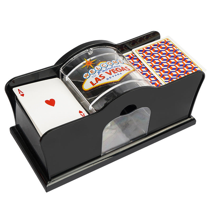 Hand-Crank Card Shuffler