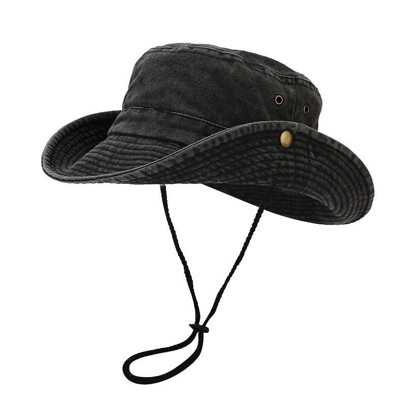 Washed Cotton Bucket Hat
