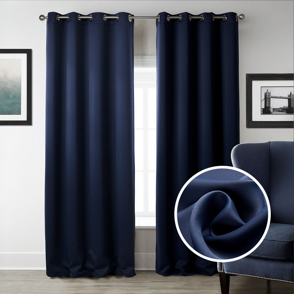 Navy Blackout Curtain Panel