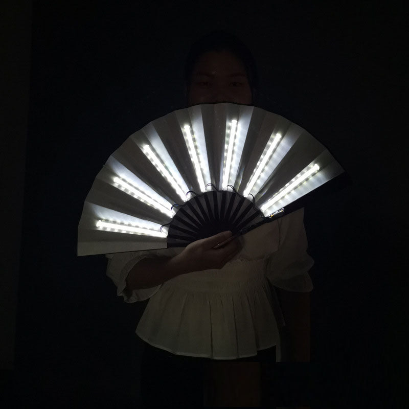 LED Light-Up Folding Hand Fan