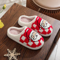 Santa Plaid Slippers