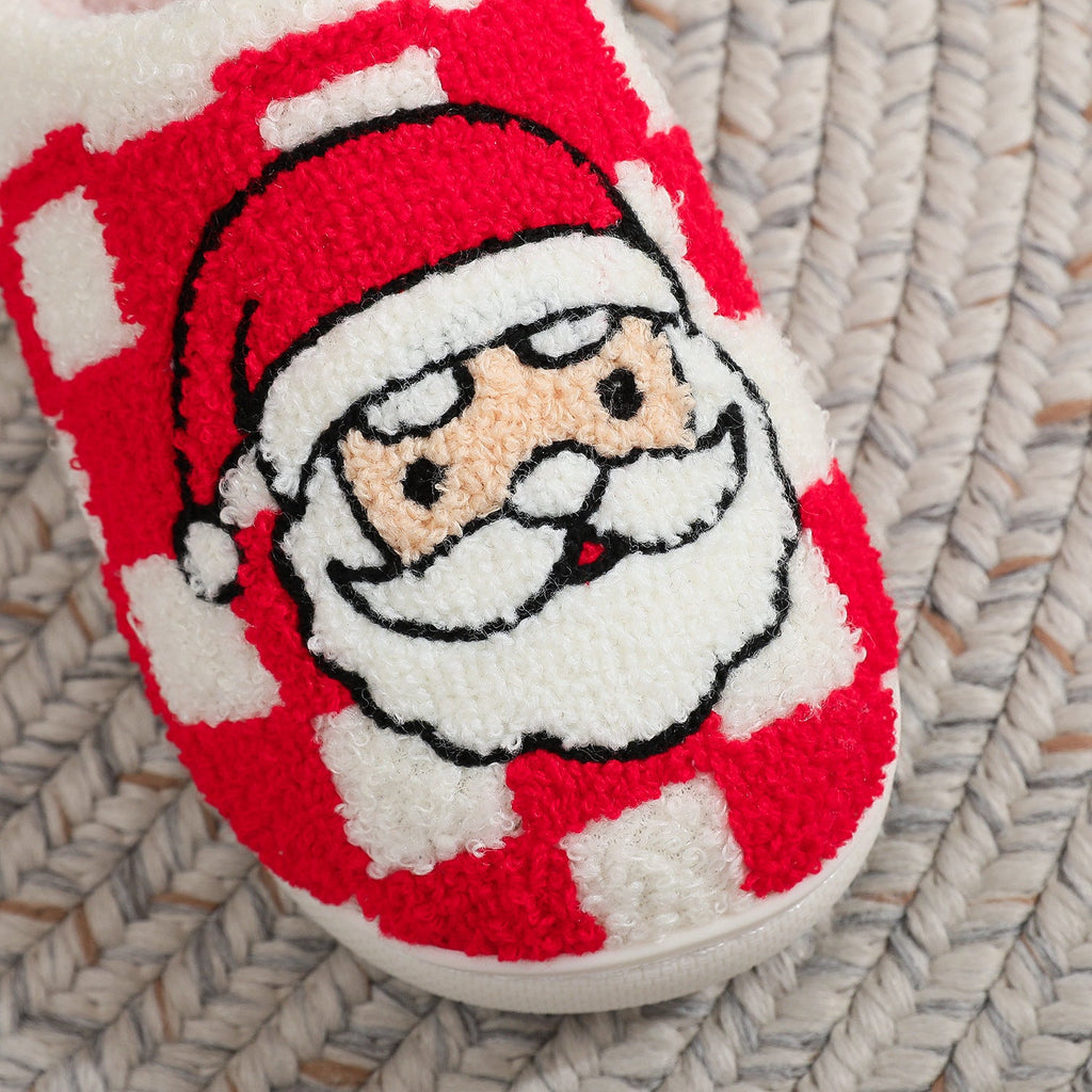 Santa Plaid Slippers