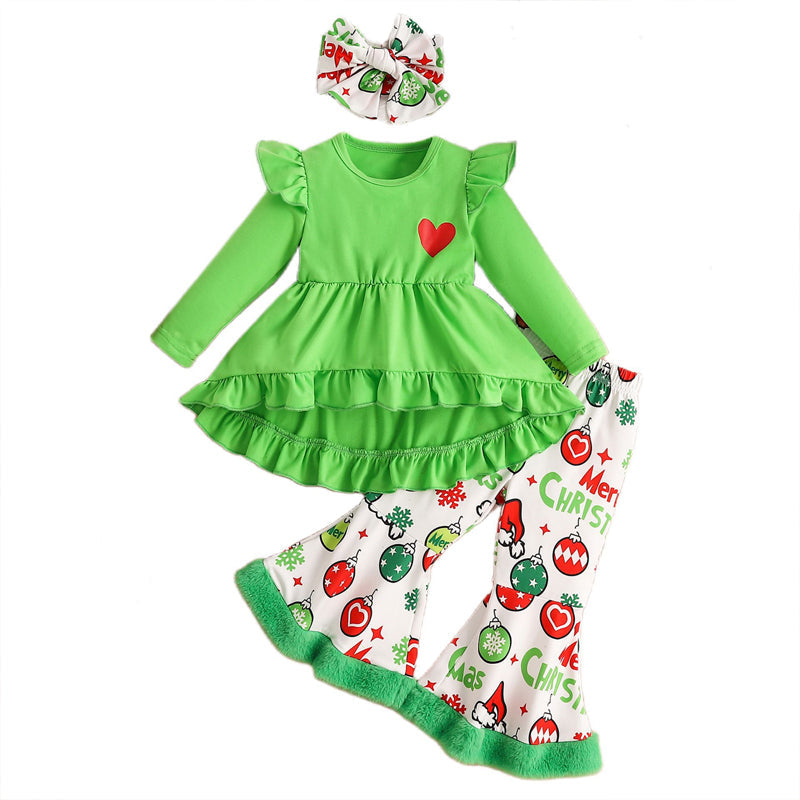Toddler Ruffle Tunic & Flare Pants Set