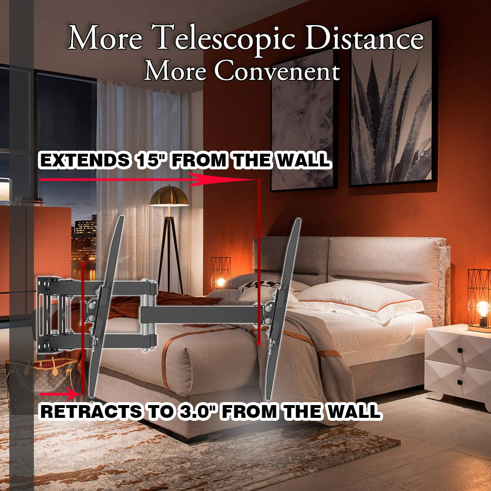 Tilt & Swivel TV Wall Mount for 26–55" TVs