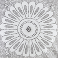 Embroidered Cotton Throw Pillow