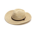 Foldable Wide-Brim Straw Sun Hat