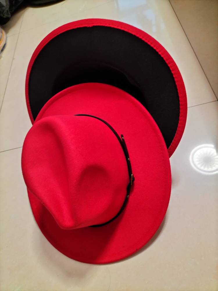 Two-Tone Wool Fedora