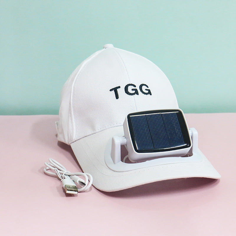 Solar-Powered Fan Hat