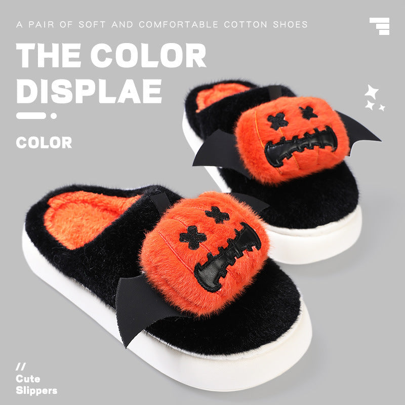 Winged Pumpkin Slippers