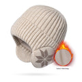 Fleece-Lined Knit Beanie