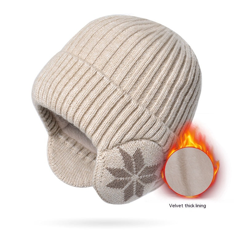 Fleece-Lined Knit Beanie
