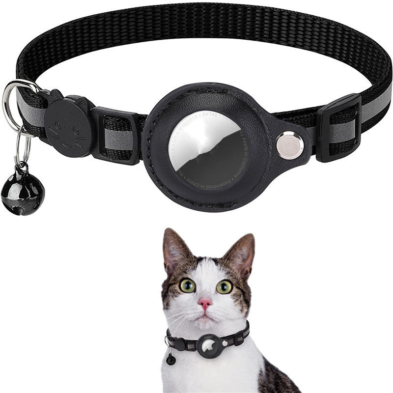 Reflective Collar with AirTag Holder