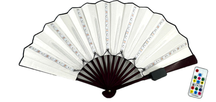 LED Light-Up Folding Hand Fan