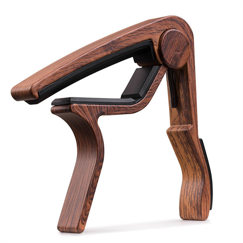 Wooden Guitar Capo with Picks