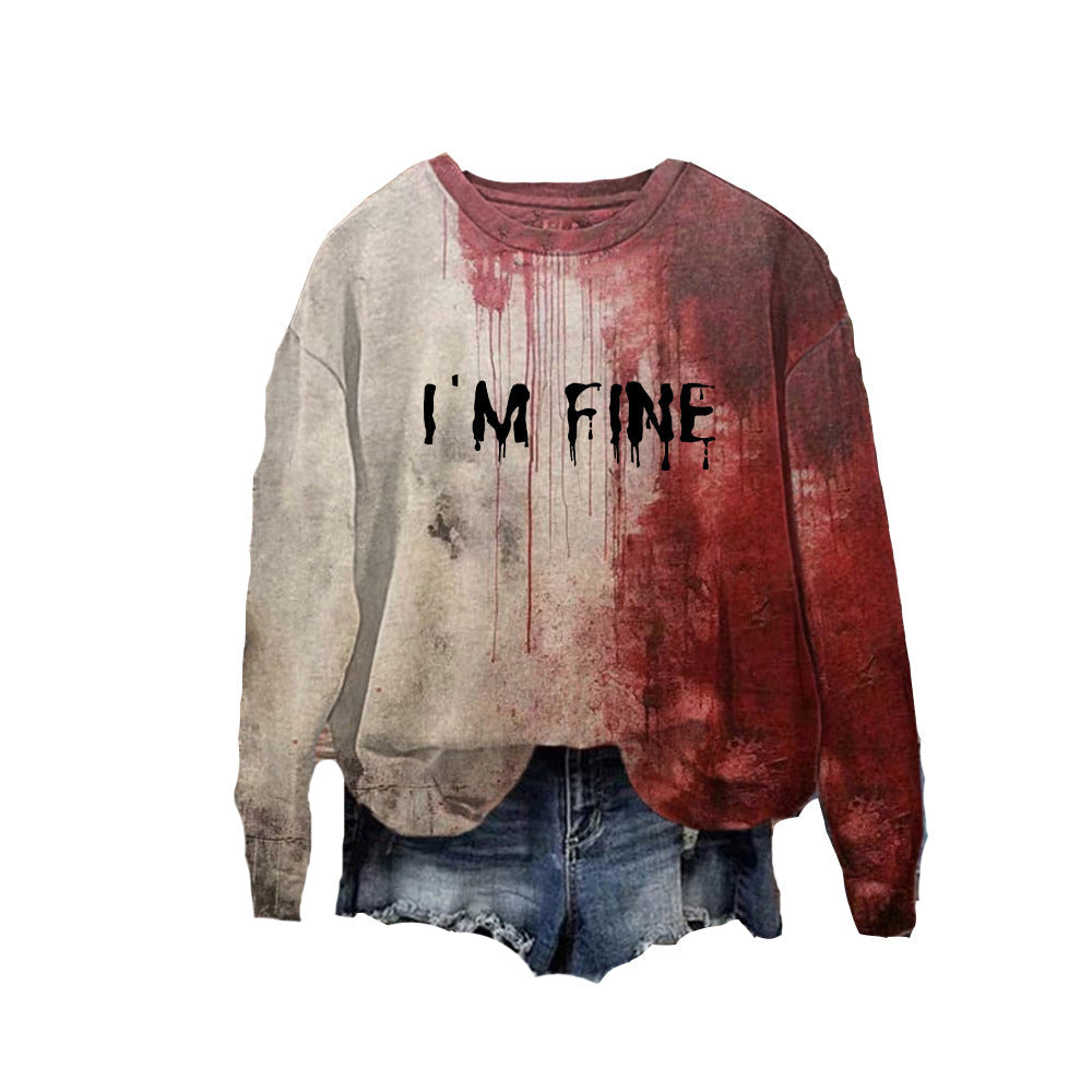 "I Am Fine" Graffiti Hoodie