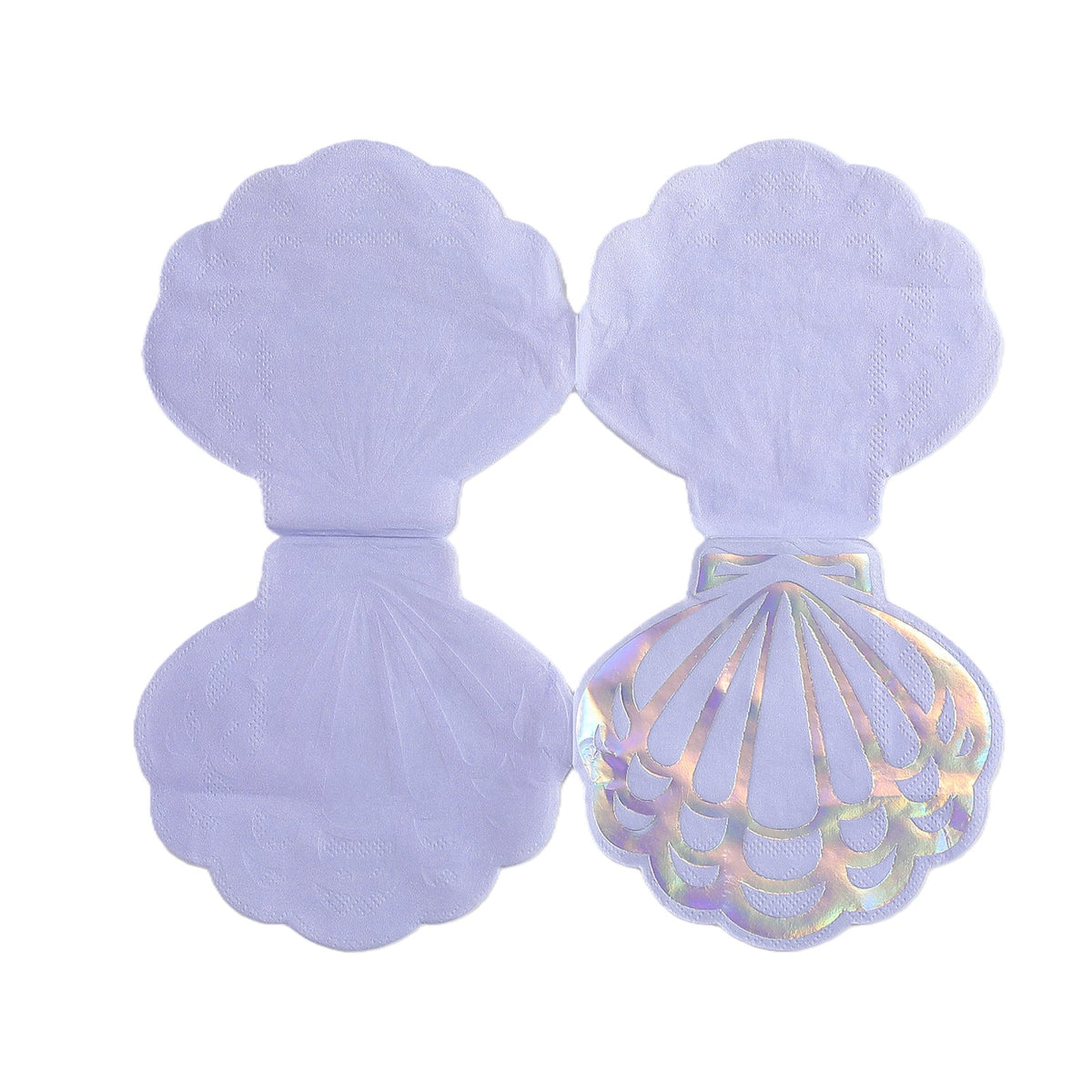 Gold Shell-Shaped Party Napkins
