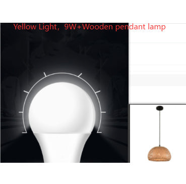 Woven Bamboo Pendant Light