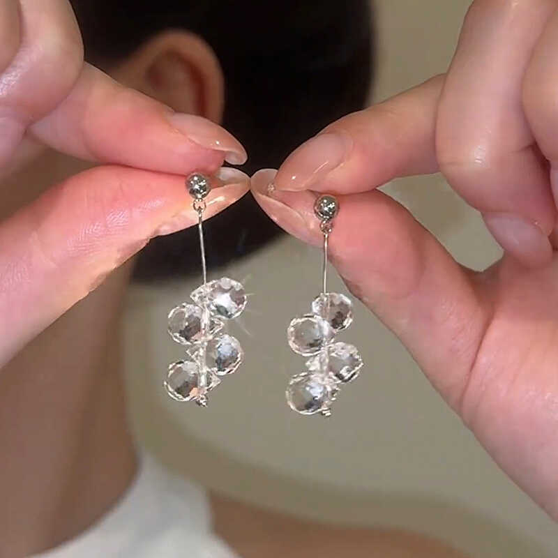 Crystal Tassel Earrings