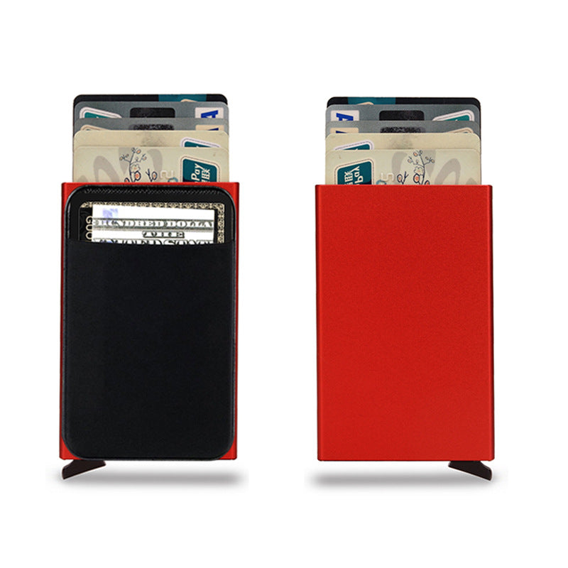 Slim Metal Card Holder Wallet