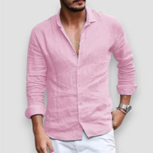 Men's Relaxed-Fit Button-Up Shirt