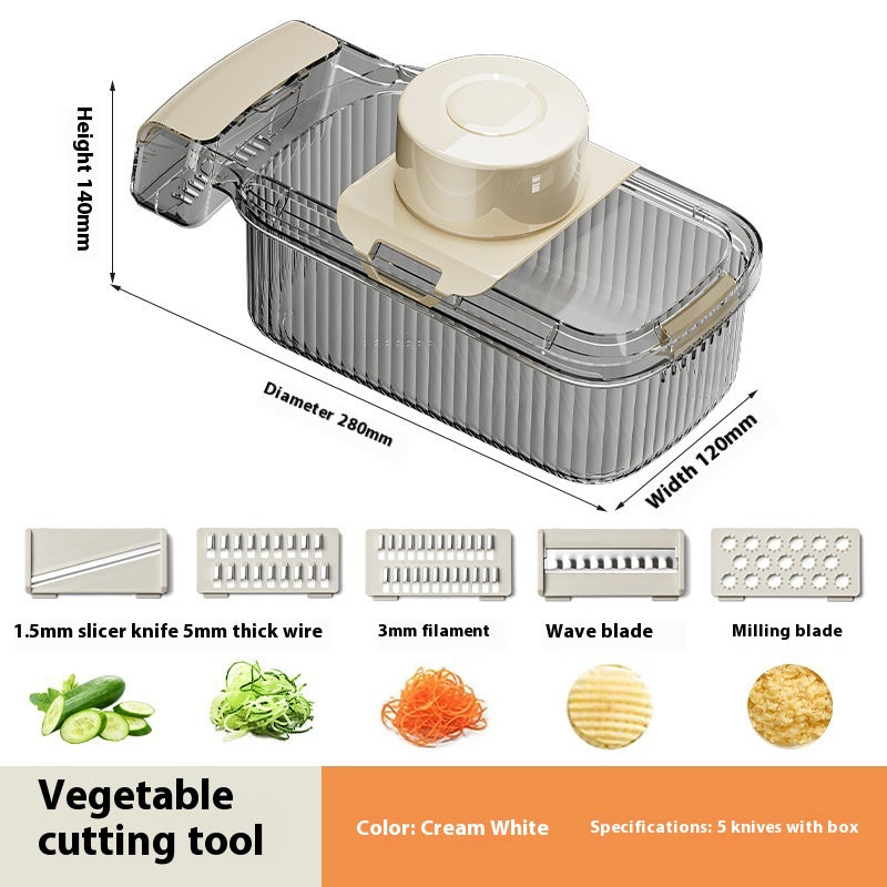 2-in-1 Vegetable Chopper & Drainer