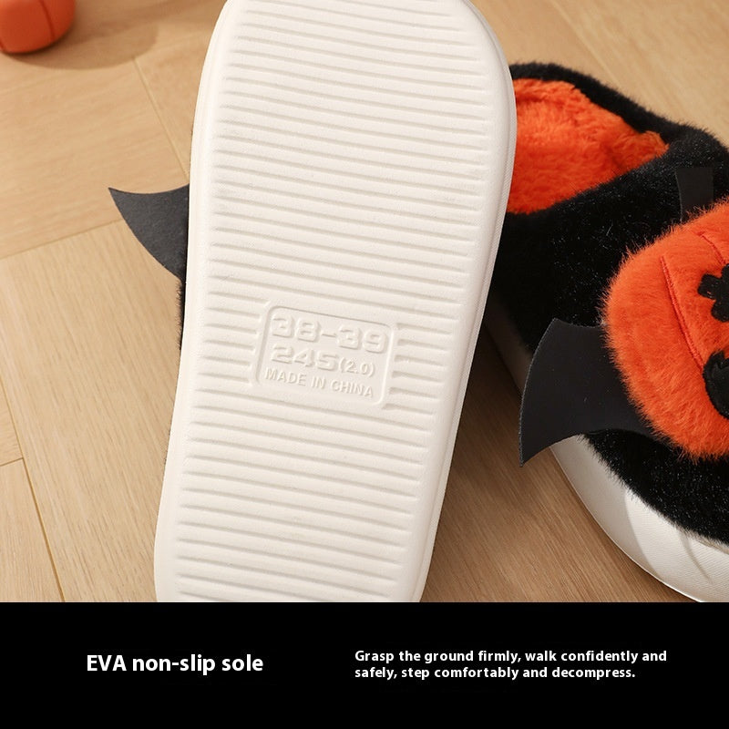 Winged Pumpkin Slippers