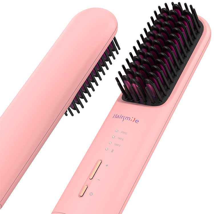 Cordless Beard & Hair Straightening Brush