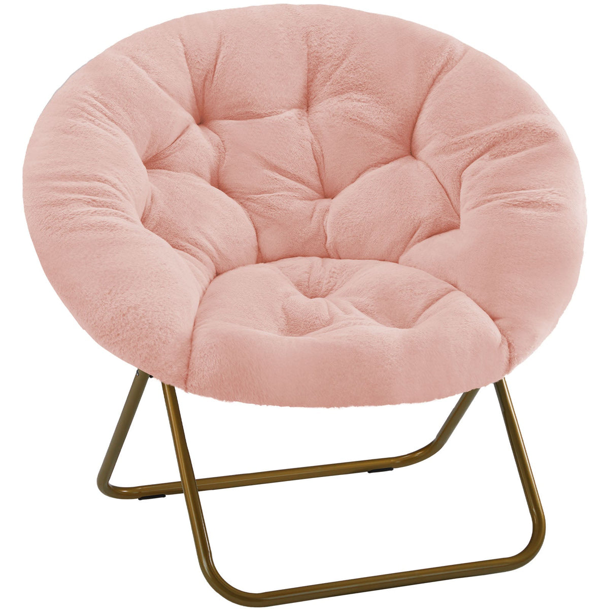Faux Fur Saucer Chair